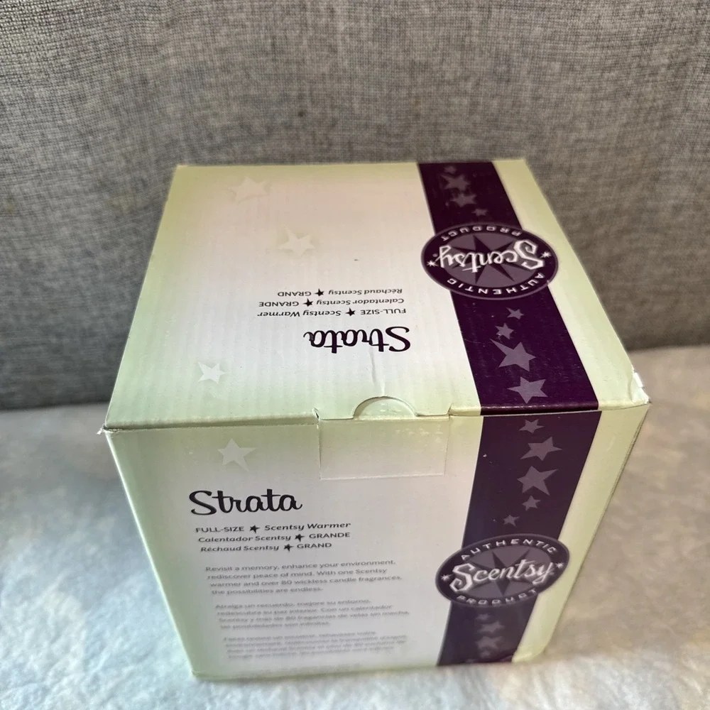 NEW Scentsy STRATA Wax Warmer Ceramic‎ Tray Retired DSW-STRA
